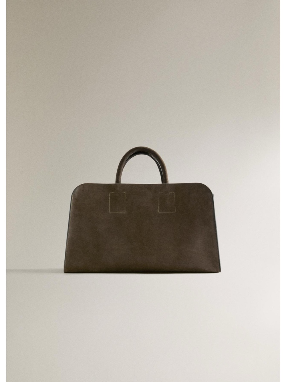 MINI NUBUK LEATHER SHOPPER BAG